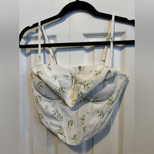 Floral Corset Top